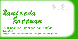 manfreda rottman business card